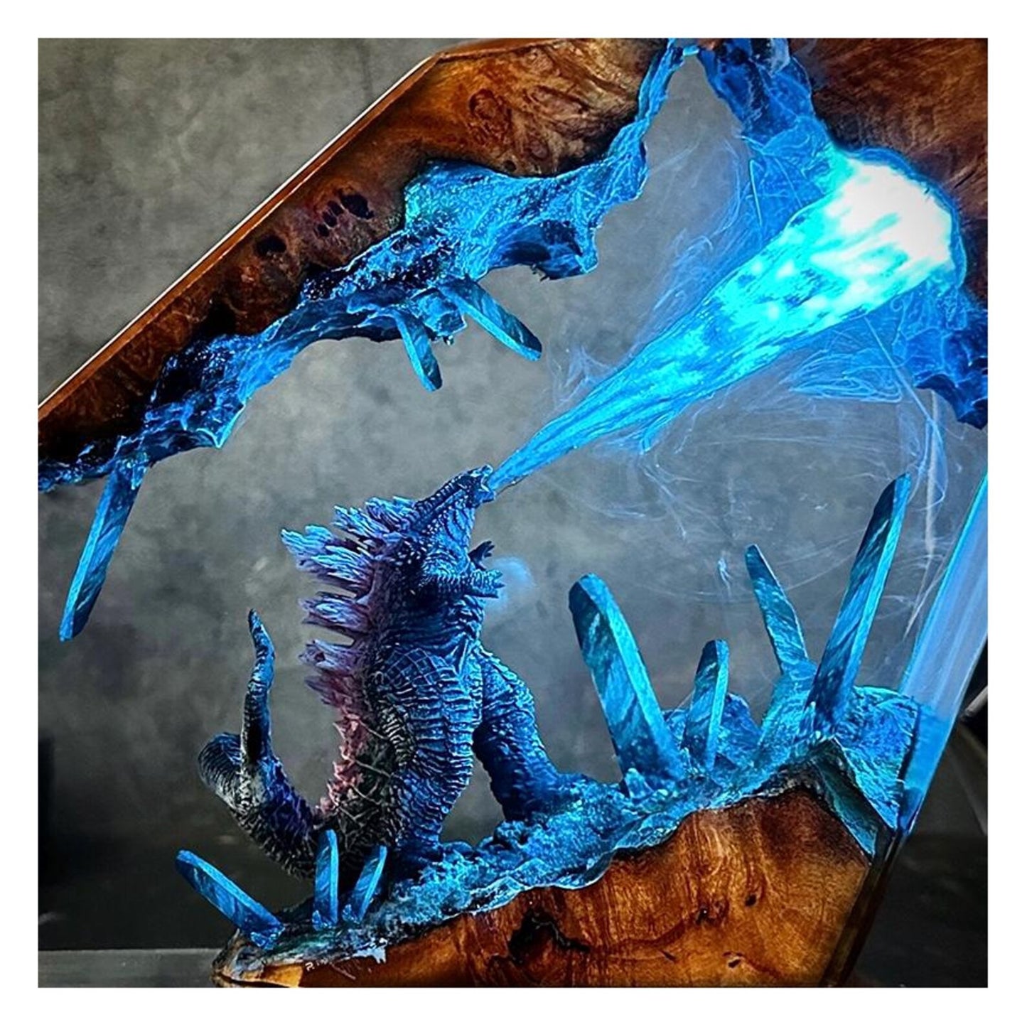 3D GODZILLA Resin Lamp Gift