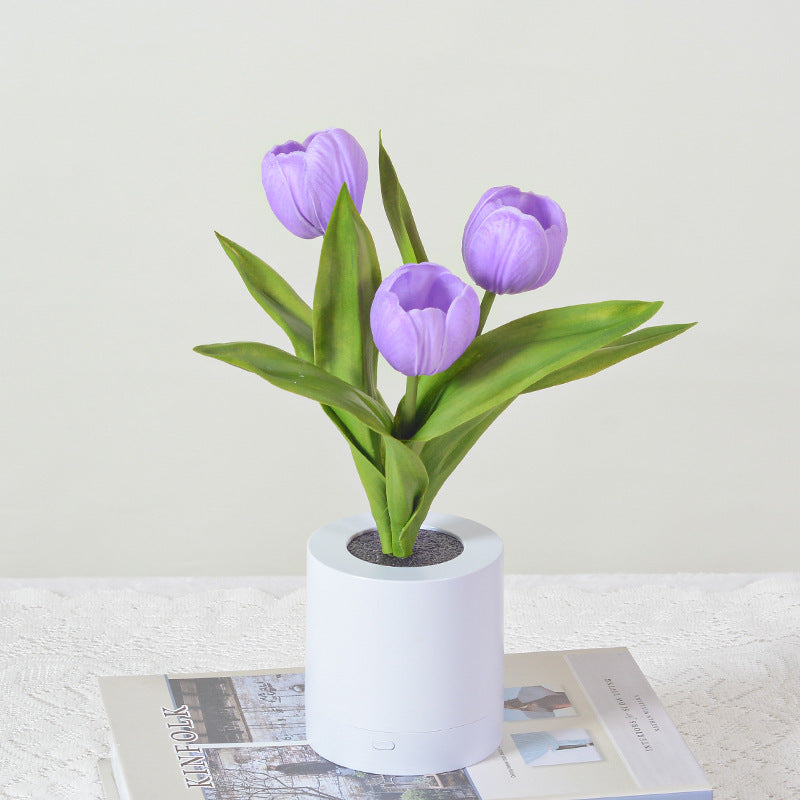 LED Tulip Night Light Decoration