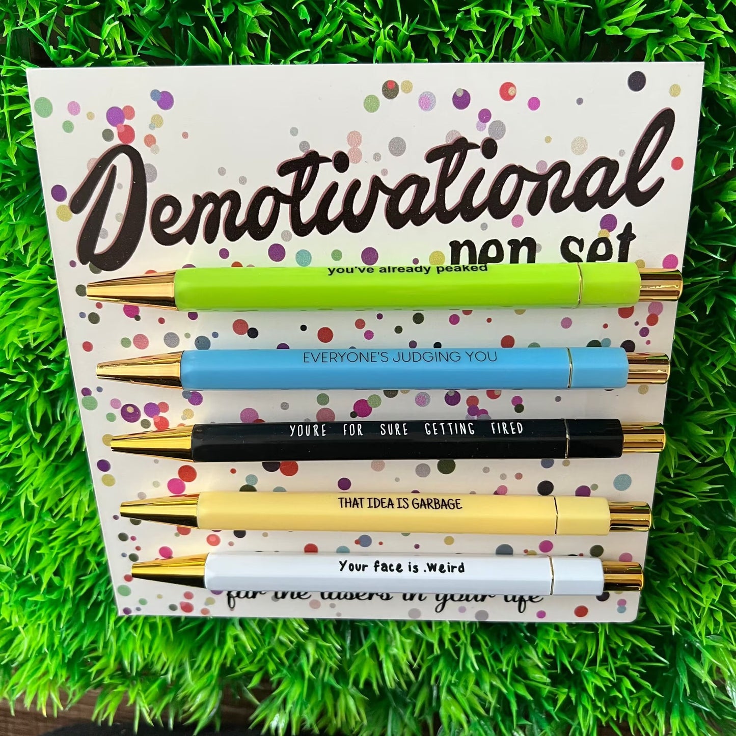 Fresh out of f*cks / Motivational Pen Set