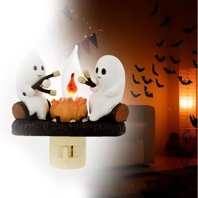 Spooky Campfire Ghosts Night Light