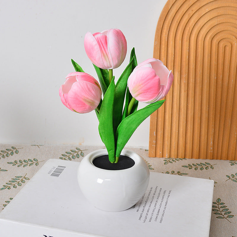 LED Tulip Warm Night Light