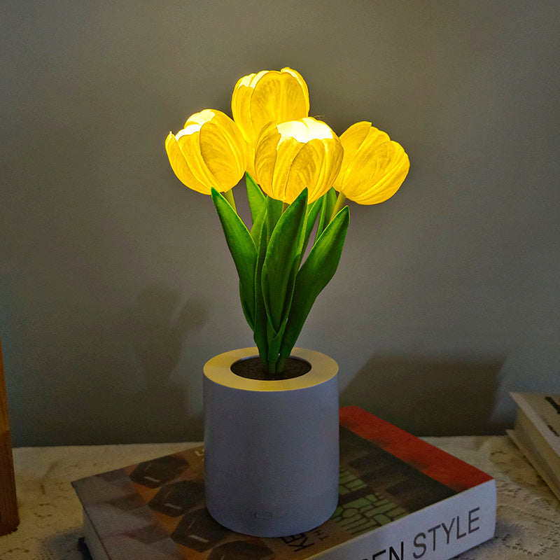 LED Tulip Night Light Decoration