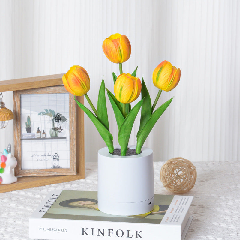 LED Tulip Night Light Decoration