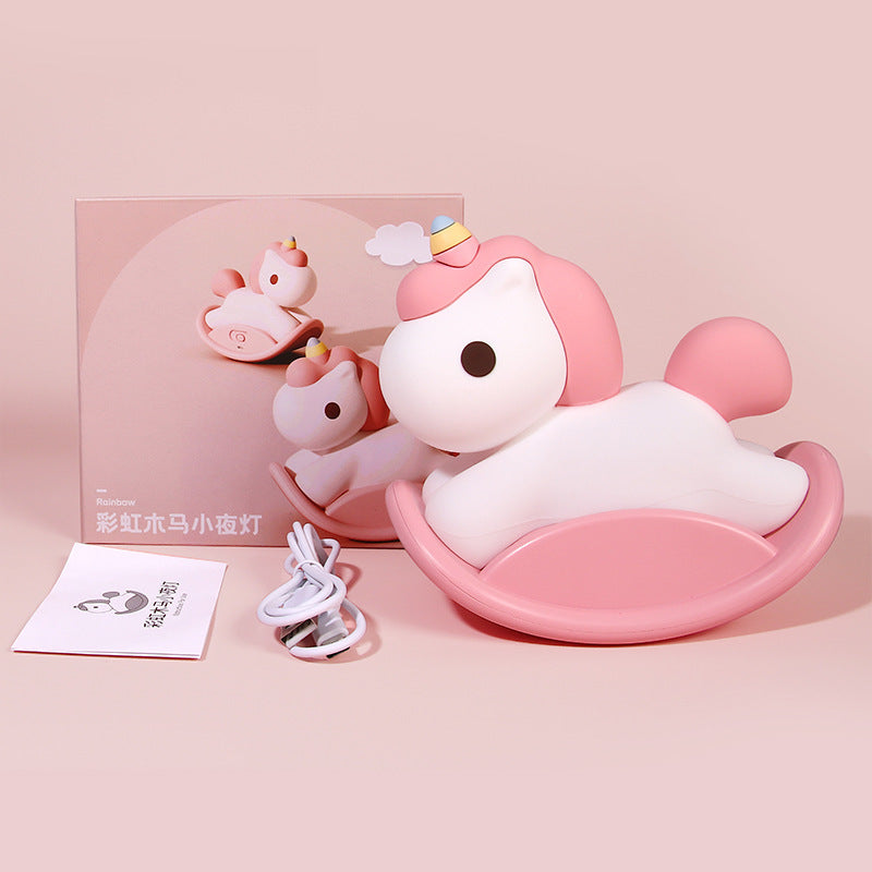 Cute Animal Silicone Pat Night Light