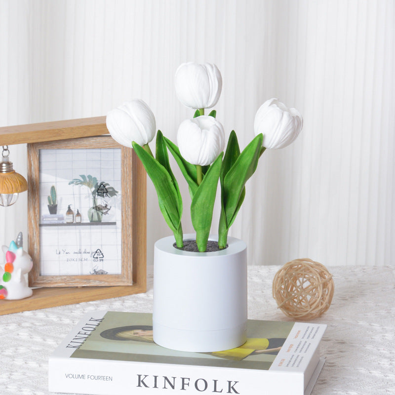 LED Tulip Night Light Decoration
