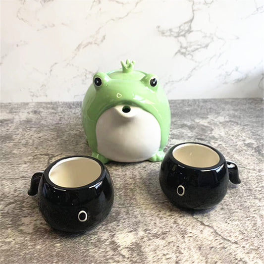 Fancy Frog Teapot Tea Set