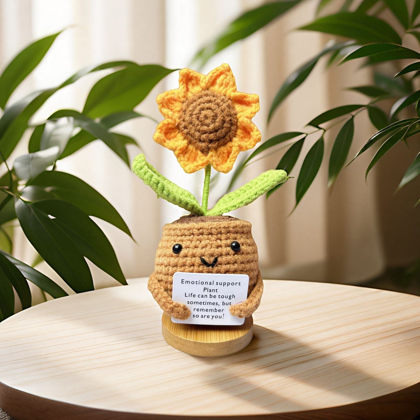 Emotional Healing Succulent Crocheted Doll