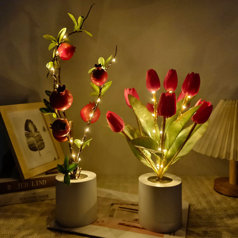 LED Butterfly Flower Night Light Ornament