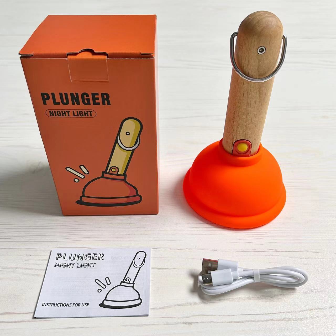 Funny Plunger Night Light