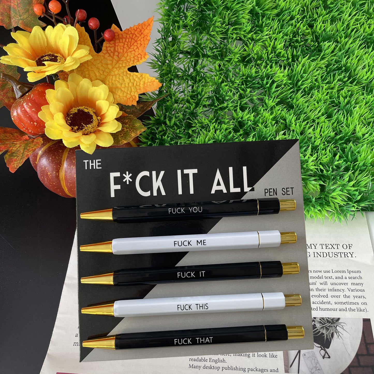 Fresh out of f*cks / Motivational Pen Set