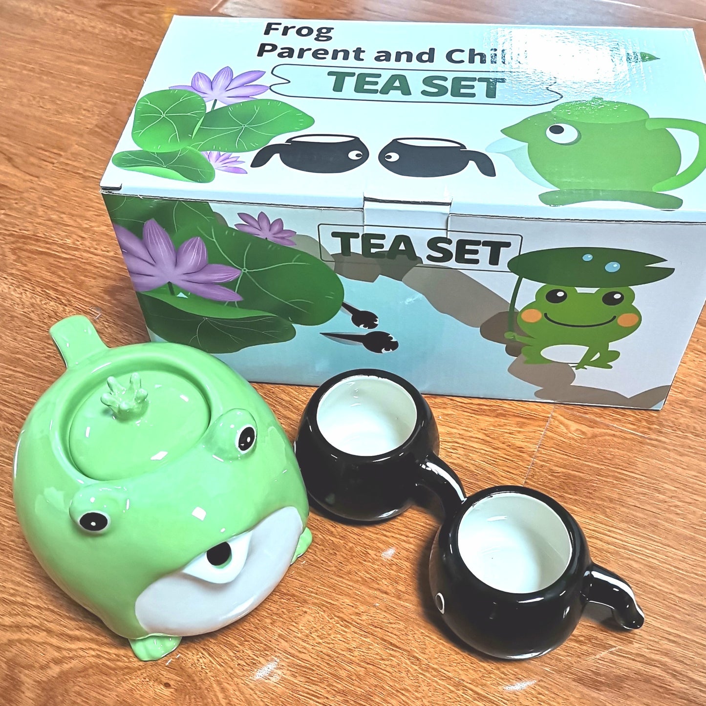Fancy Frog Teapot Tea Set