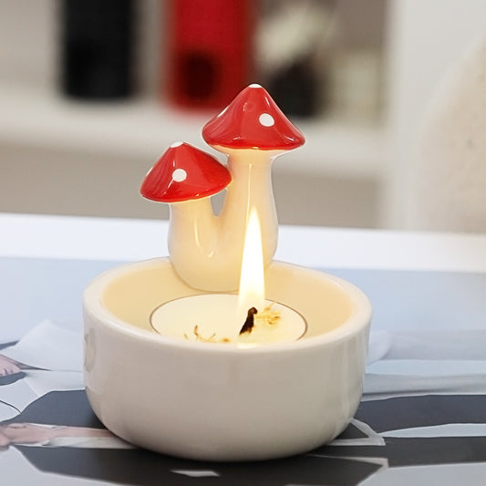 Mushroom Candlestick Decoration
