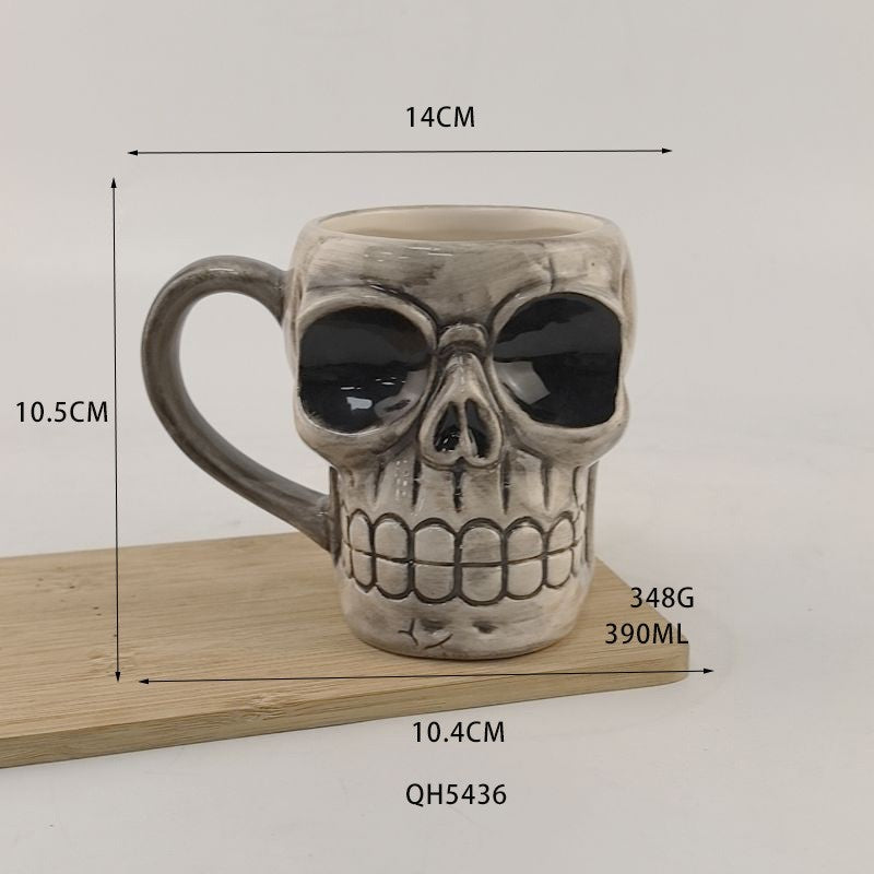 Skull Coffee Mug Ornament
