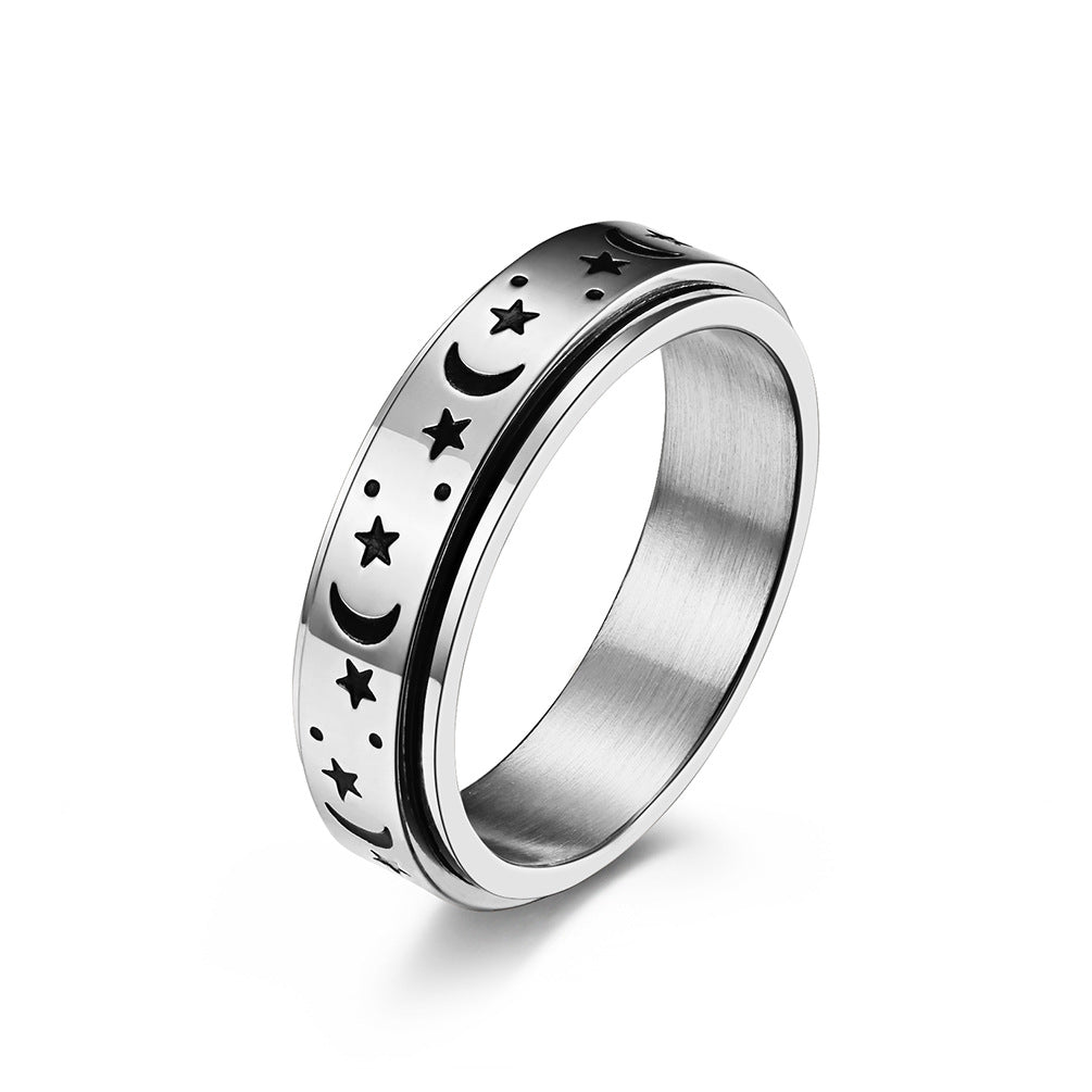 Star Moon Rotatable Luminous Ring