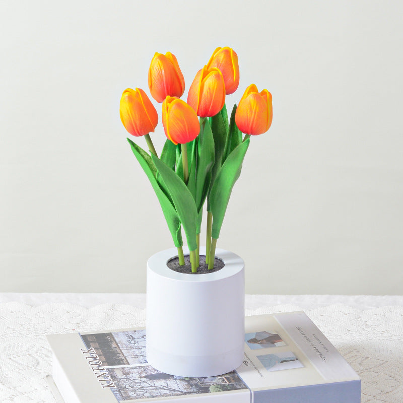 LED Tulip Night Light Decoration