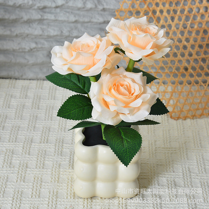 Rose Flower Night Light Ornament