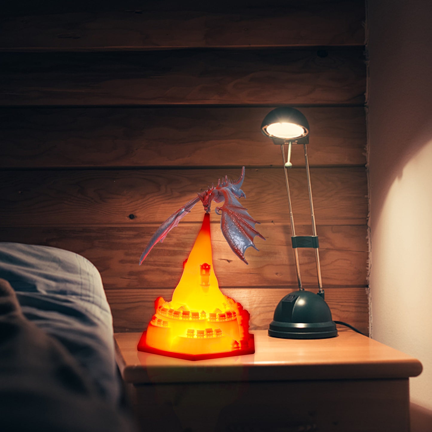 Dragon 3D Printing Night Light