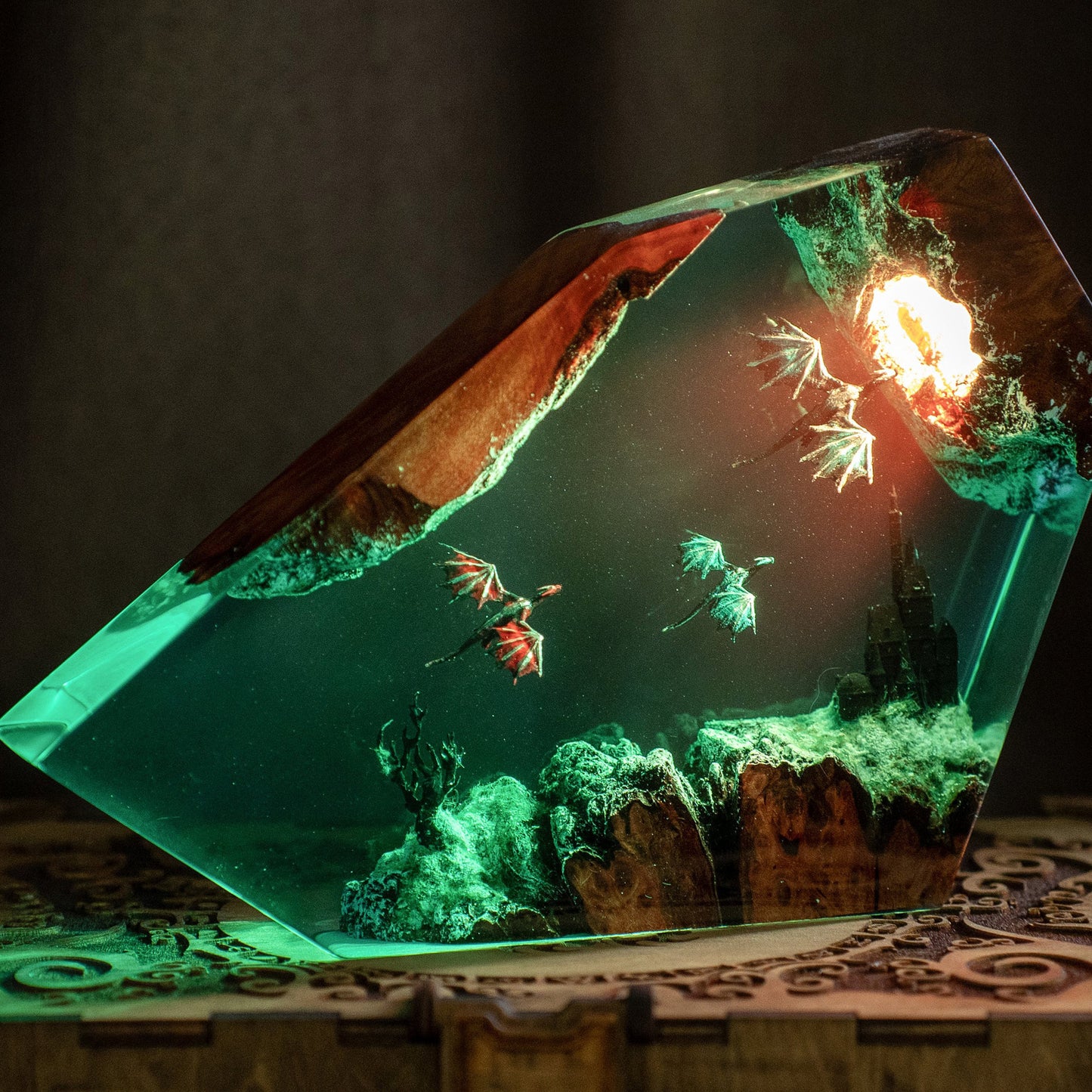Fire Dragon Ice Dragon Night Light