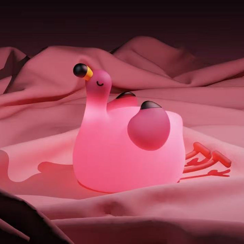 Cute Animal Silicone Pat Night Light