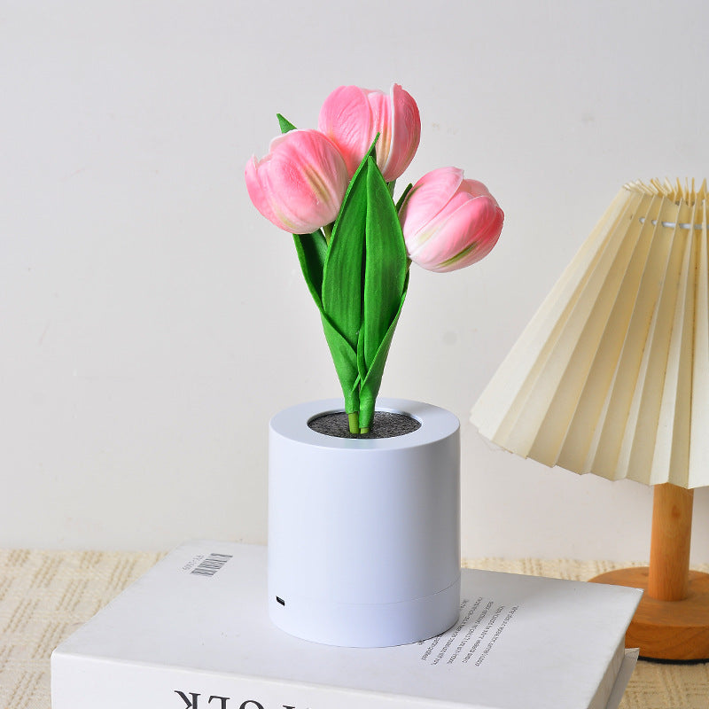 Tulip Night Light Bouquet Decoration
