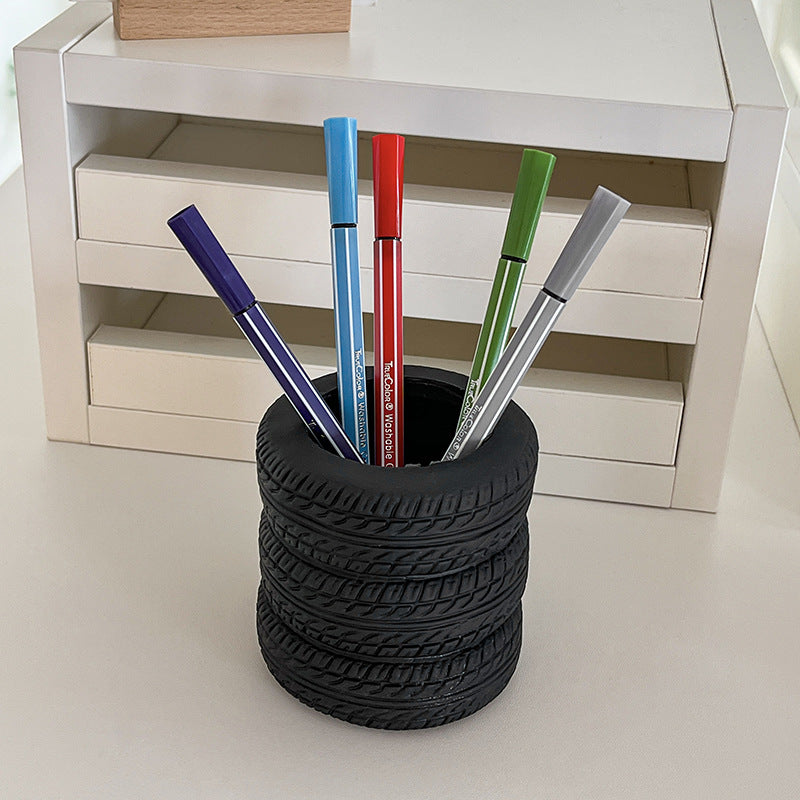 Tire Modeling Pen Holder Ornament