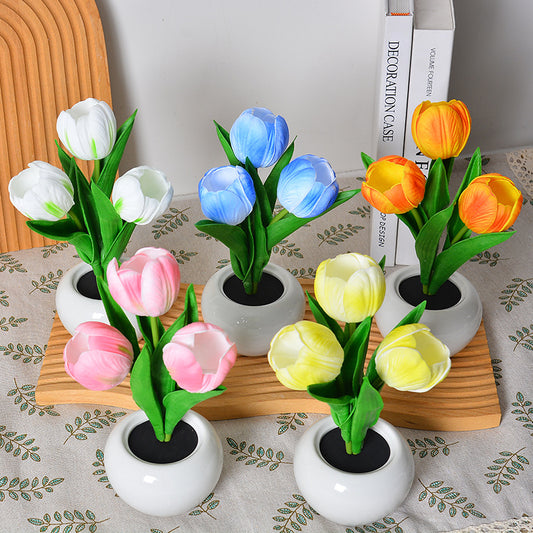 LED Tulip Warm Night Light