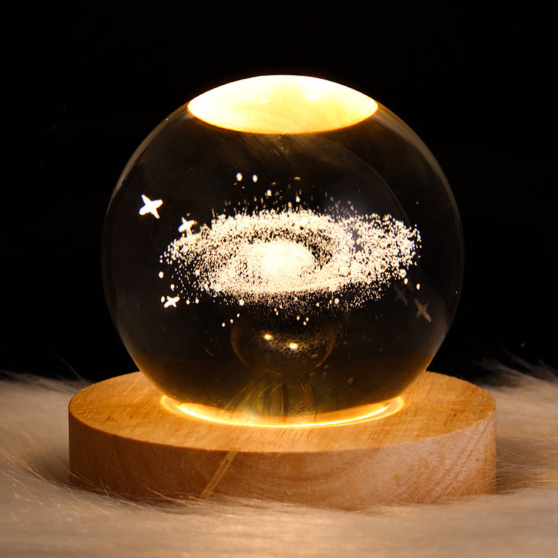 Creative Moon Astronaut Night Light Ornament