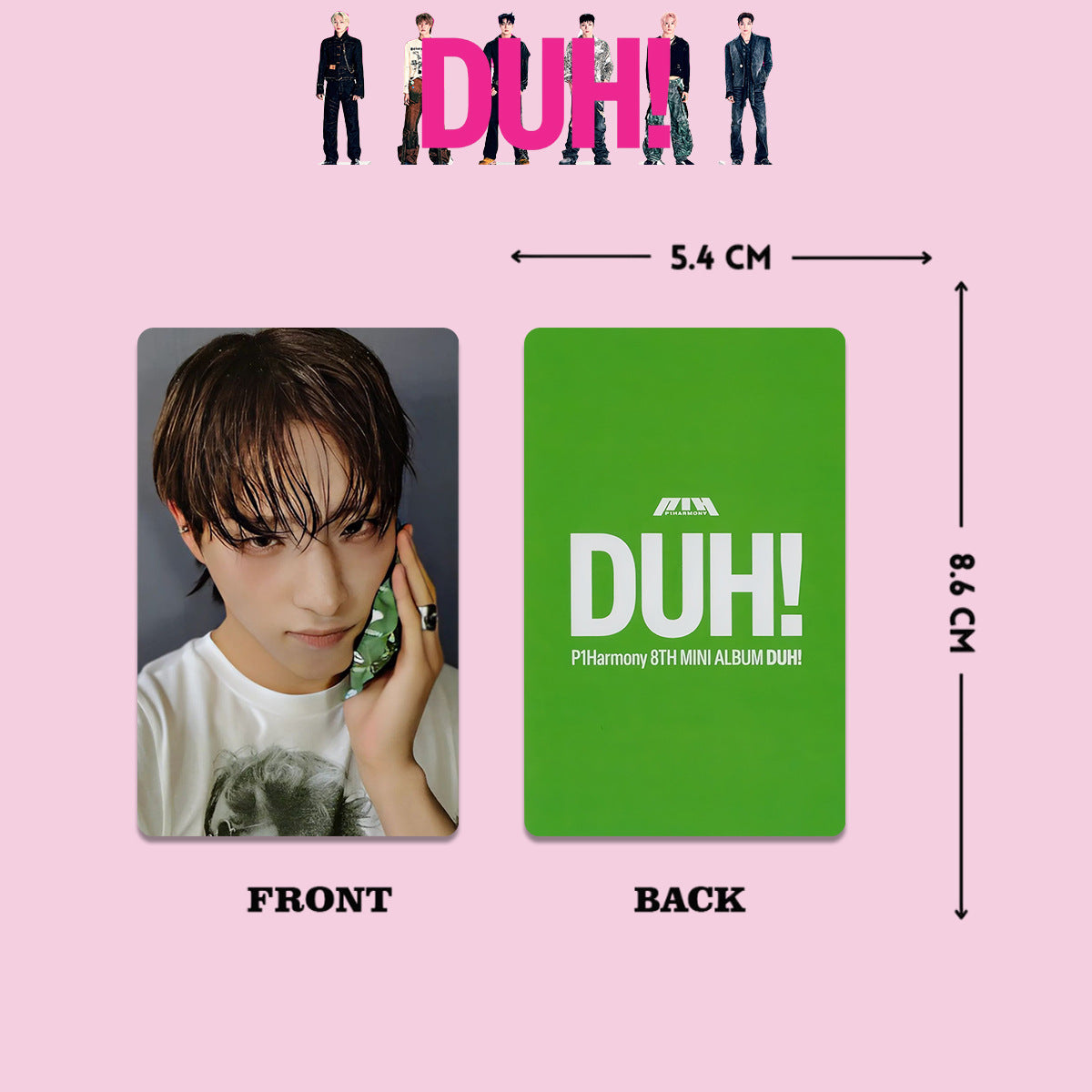 KPOP Album DUH Bonus Photocards
