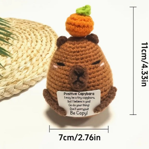 Positive TACO Crocheted Doll