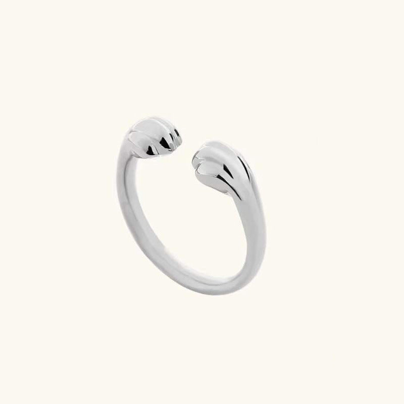 Cat Claw Marks Open Ring