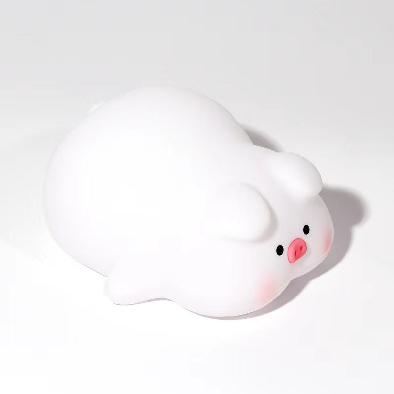 Cute Animal Silicone Pat Night Light