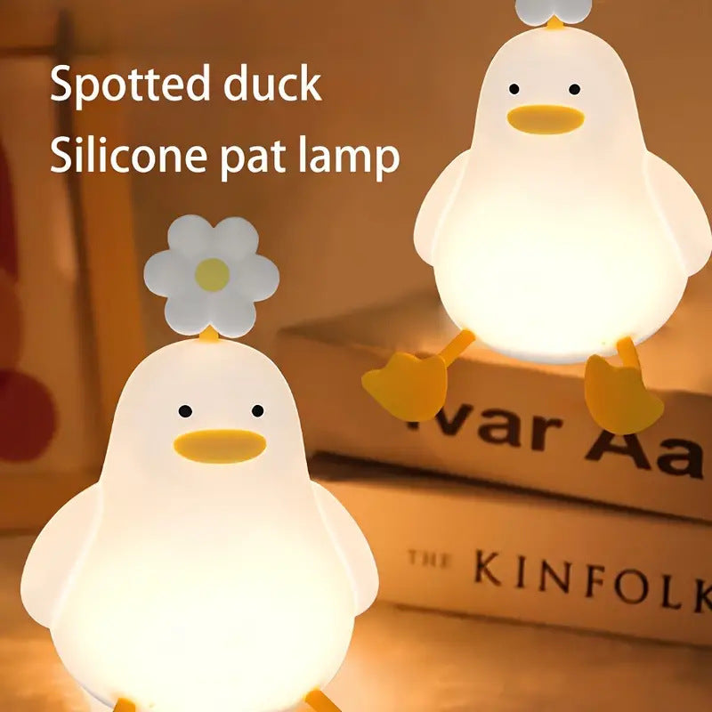 Flower Duck LED Squishy Night Light
