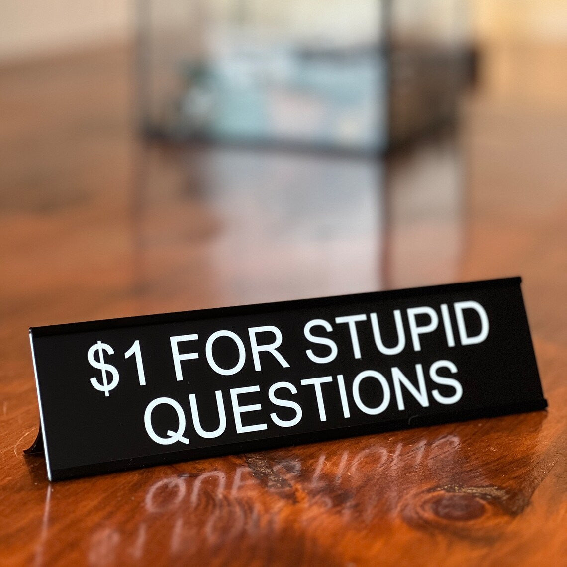 Sarcastic Acrylic Office Desk Signs