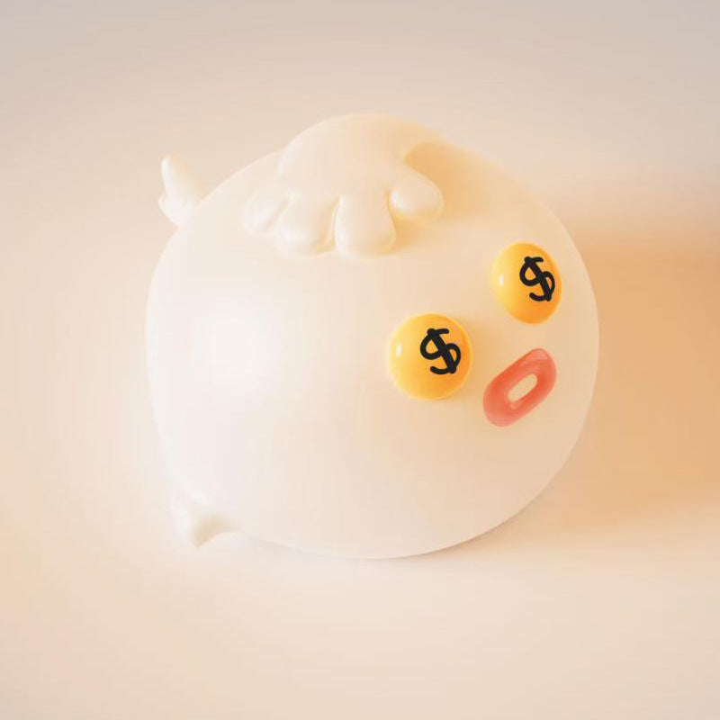 Cute Animal Silicone Pat Night Light