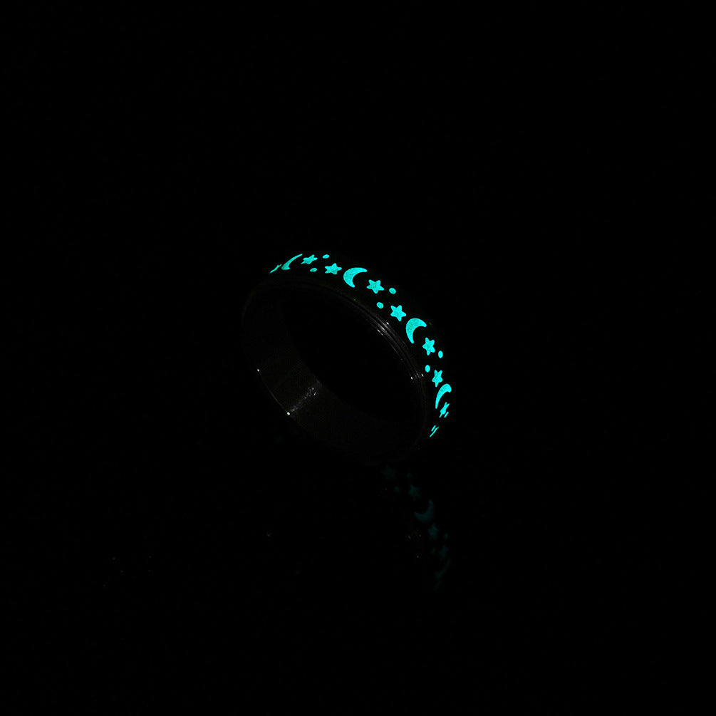 Star Moon Rotatable Luminous Ring