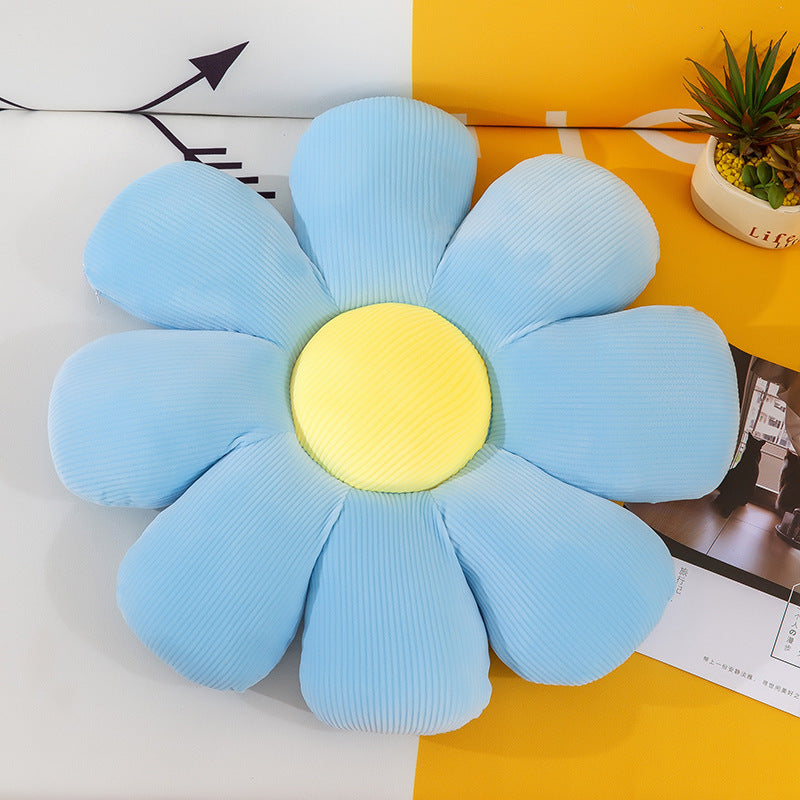 Flower Petal Plush Seat Cushion