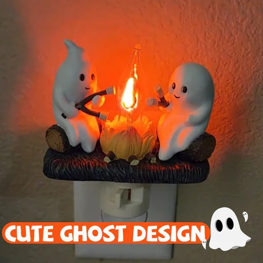 Spooky Campfire Ghosts Night Light