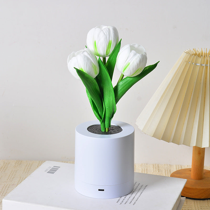 Tulip Night Light Bouquet Decoration
