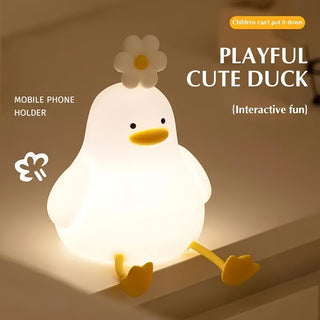 Flower Duck LED Squishy Night Light