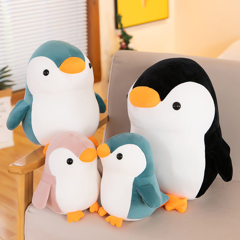 Penguin Throw Pillow Doll