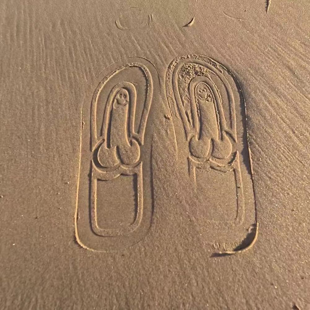 Hidden Penis Slippers
