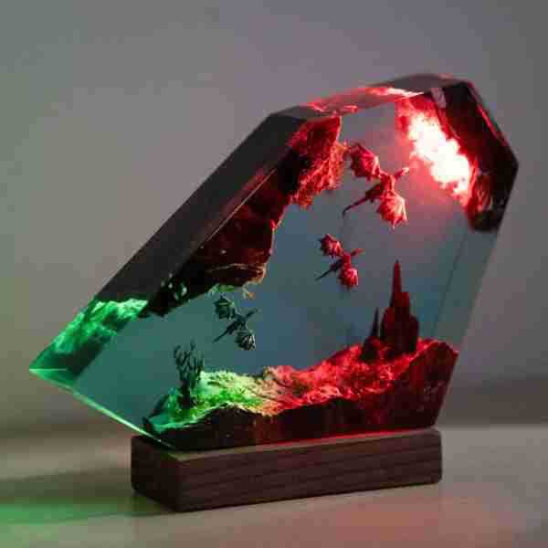 Fire Dragon Ice Dragon Night Light