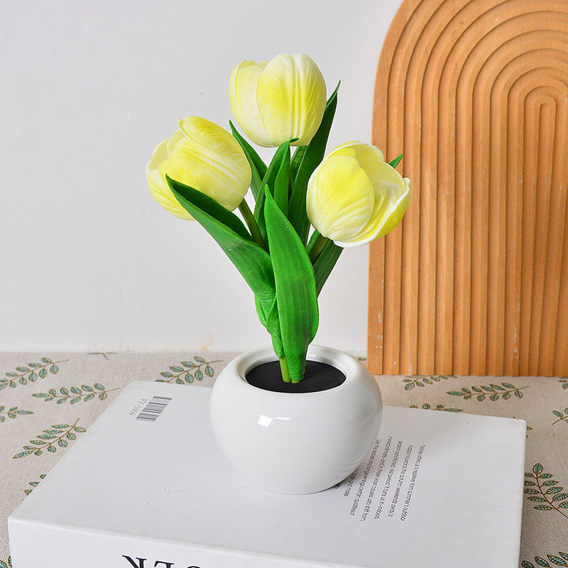 LED Tulip Warm Night Light