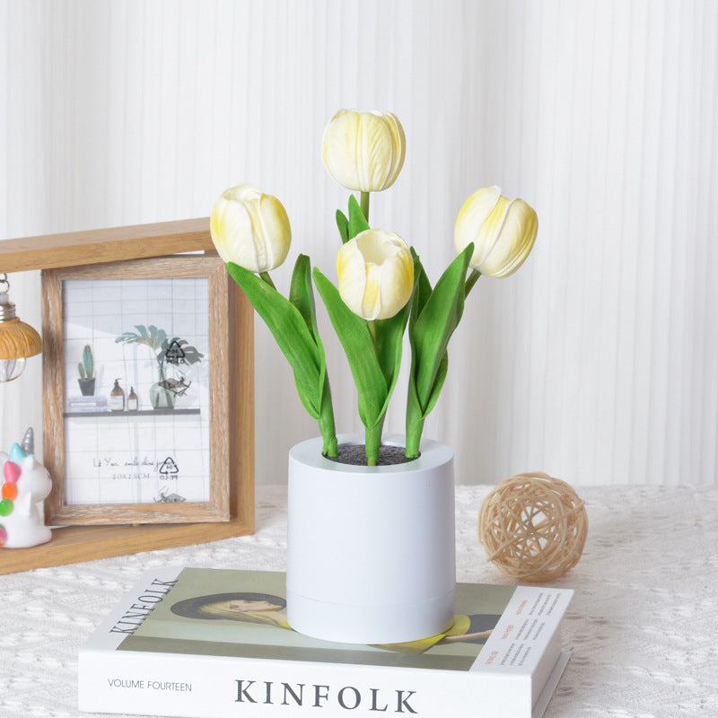 LED Tulip Night Light Decoration