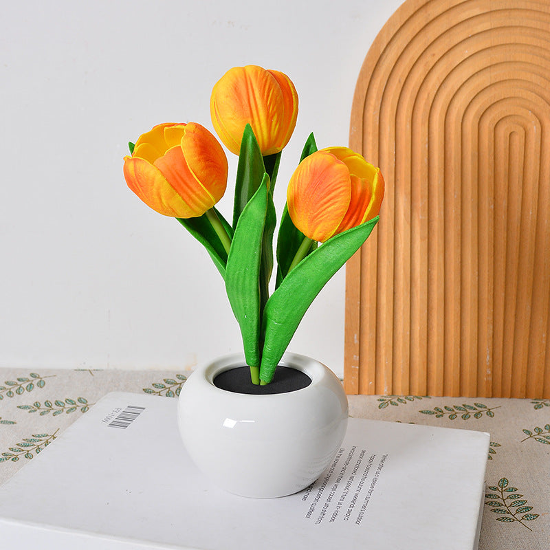 LED Tulip Warm Night Light