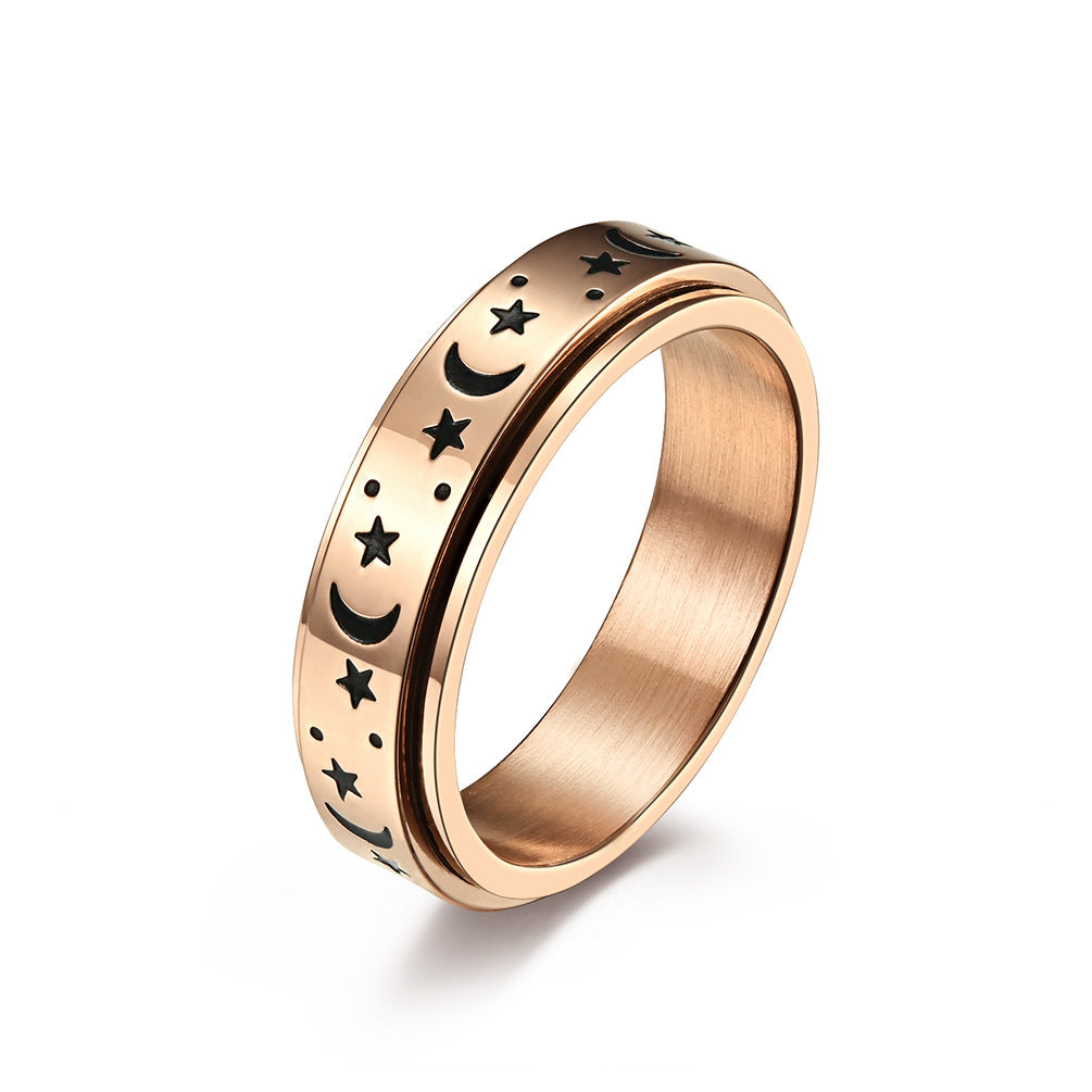 Star Moon Rotatable Luminous Ring