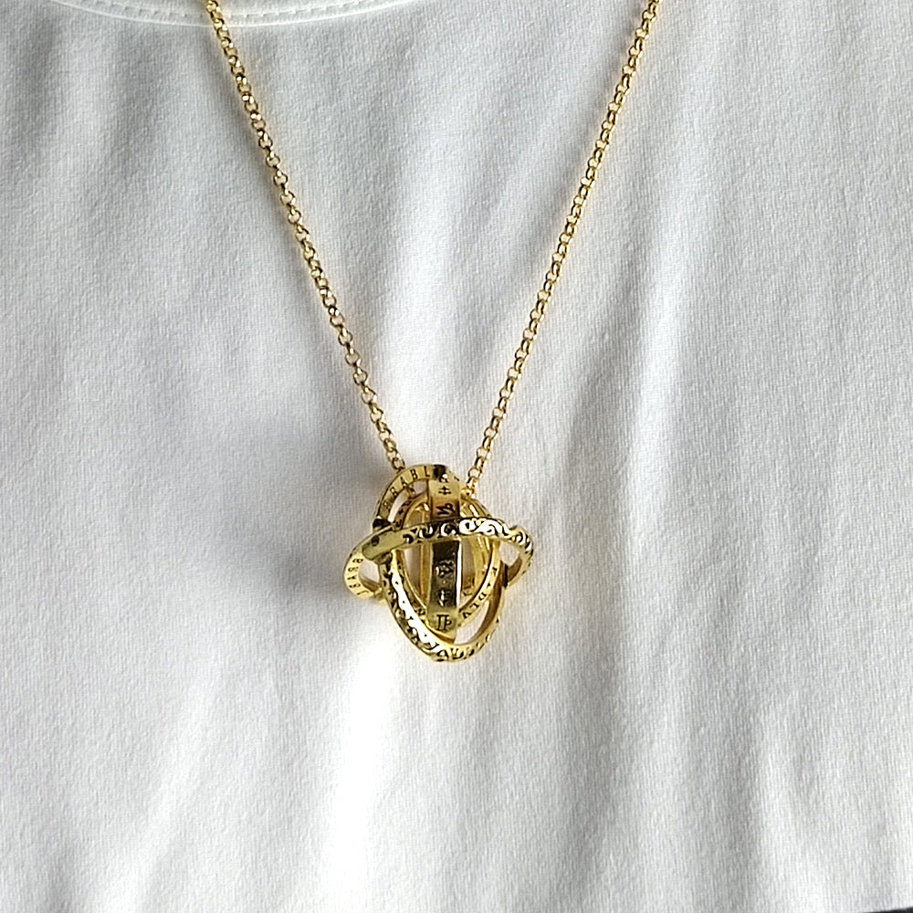 Astronomical Sphere 16th Century Ring Necklace