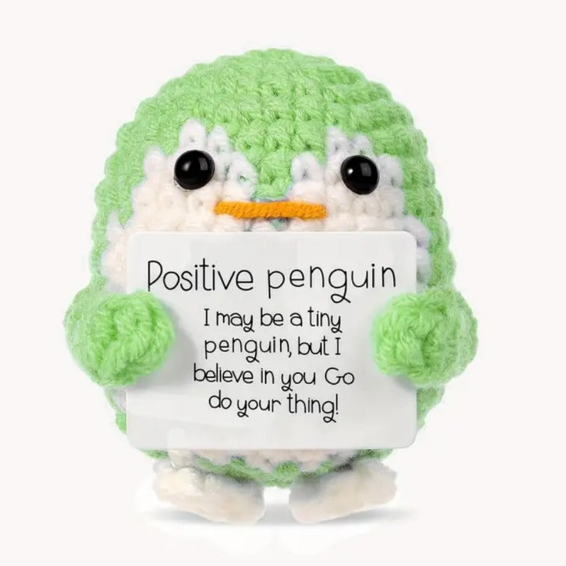 Positive Energy Penguin Ornament Doll