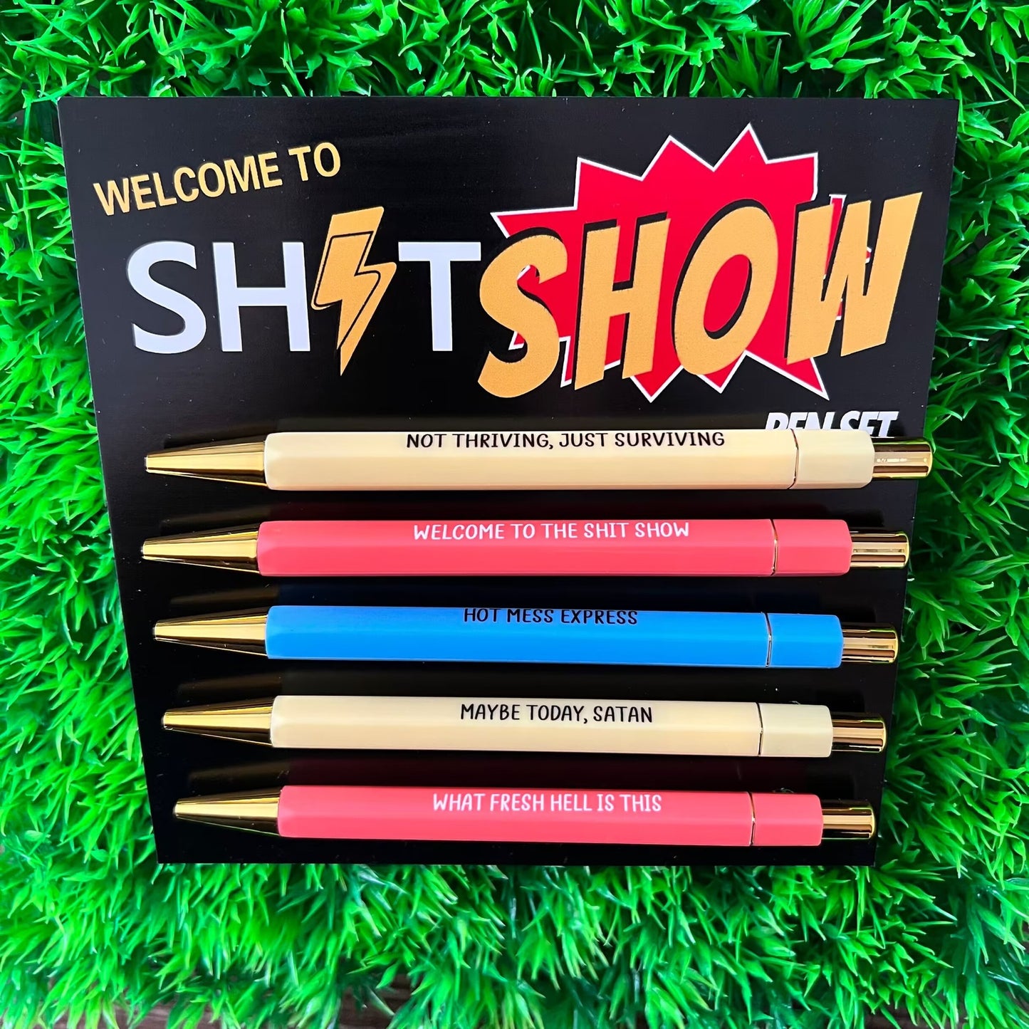 Fresh out of f*cks / Motivational Pen Set