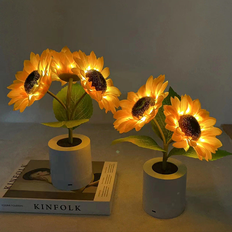 Sunflower Led Night Light Decoration